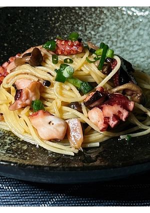 タコたっぷり！ぺぺロンチーノ-レシピのメイン写真