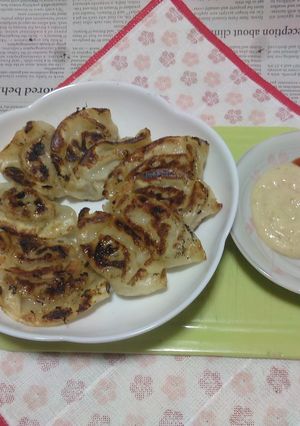 珉珉のせみ餃子+2種のソース-レシピのメイン写真