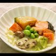 かるしお®かぼちゃとサーモンのクリーム煮