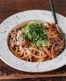 バター香る♡豚もやしのこく旨パスタ♡