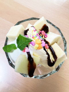 高野豆腐のフルーツパフェ-レシピのメイン写真