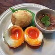 とろとろ半熟卵の天ぷら