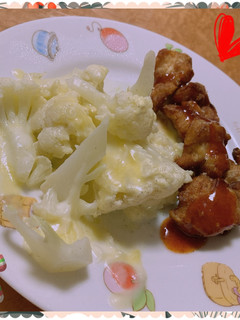 ☆カリフラワーのマヨチーズ焼き☆-レシピのメイン写真