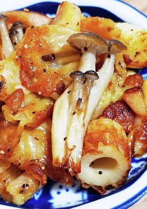 かさ増し！焼き鳥の黒こしょう炒め-レシピのメイン写真