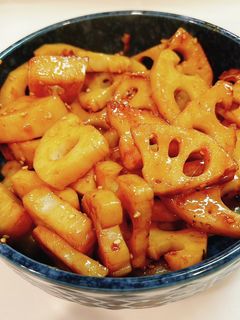 ごろっと厚切りレンコンのきんぴら風-レシピのメイン写真