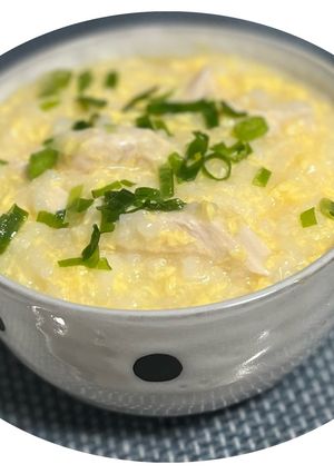 たんぱく質が摂れる鳥雑炊-レシピのメイン写真