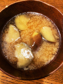 ナスの味噌汁-レシピのメイン写真