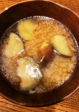 ナスの味噌汁-レシピのメイン写真