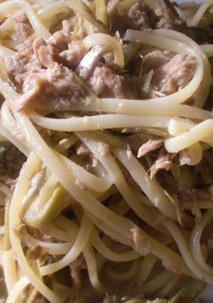 カルチョーフィとツナのパスタ-レシピのメイン写真