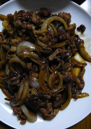 豚肉と玉ねぎの炒めもの-レシピのメイン写真