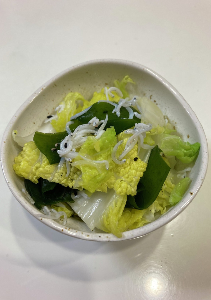 減塩白菜のしらす和え-レシピのメイン写真