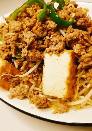 簡単!肉汁じゅわ~厚揚げひき肉丼-レシピのメイン写真