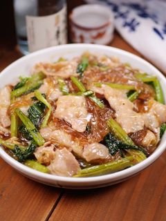 豚肉と小松菜の和風あんかけ春雨-レシピのメイン写真