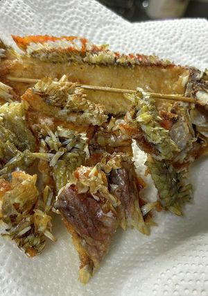 ベラ（くさび）の松笠揚げ-レシピのメイン写真