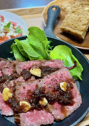 ワンパンで作るローストビーフ-レシピのメイン写真