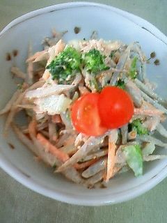 ごぼうさらだ-レシピのメイン写真