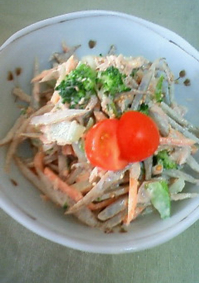 ごぼうさらだ-レシピのメイン写真