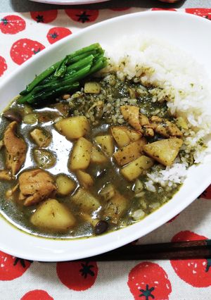 栄養満点！ほんれん草カレー-レシピのメイン写真
