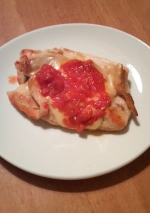 鶏胸肉のチーズトマトソテー-レシピのメイン写真
