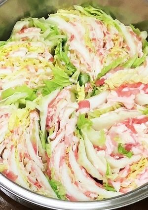 白菜と豚バラのミルフィーユ煮-レシピのメイン写真