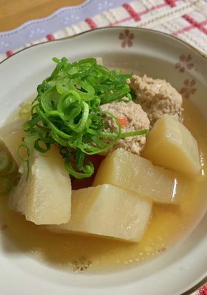 やわらか聖護院大根の煮付け♪-レシピのメイン写真