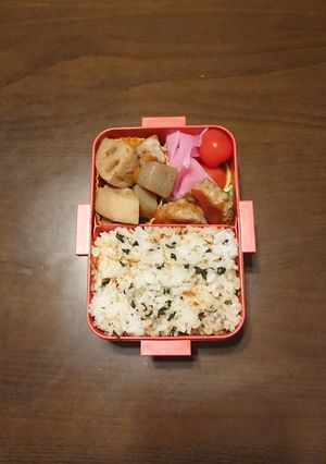 中学生女子弁当2023/11/28-レシピのメイン写真