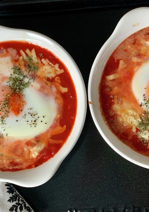 中東の料理シャクシュカを簡単アレンジ★-レシピのメイン写真