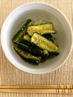 金ごまきゅうり-レシピのメイン写真