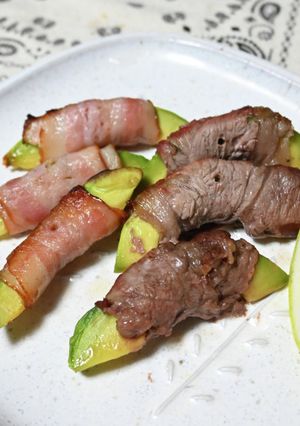 アボカドの牛肉巻き＆ベーコン巻き-レシピのメイン写真