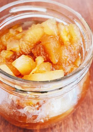 秋の味覚　りんごと柚のラム酒ジャム-レシピのメイン写真