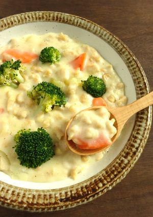 米粉で簡単☆大豆ミートのクリームシチュー-レシピのメイン写真