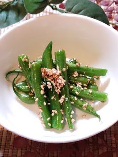 いんげんのだし胡麻和え-レシピのメイン写真