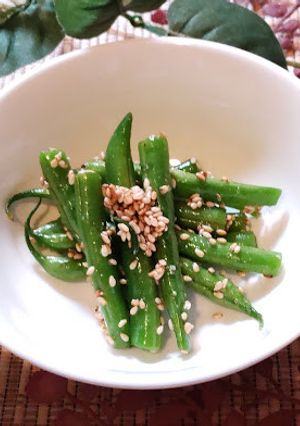 いんげんのだし胡麻和え-レシピのメイン写真