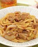 りんごで柔らか♪十和田のばら焼き風うどん
