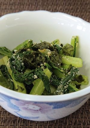 ♦野菜たべよう♦小松菜のチーズ和え-レシピのメイン写真