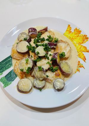 鶏胸肉とさつまいものクリーム煮-レシピのメイン写真