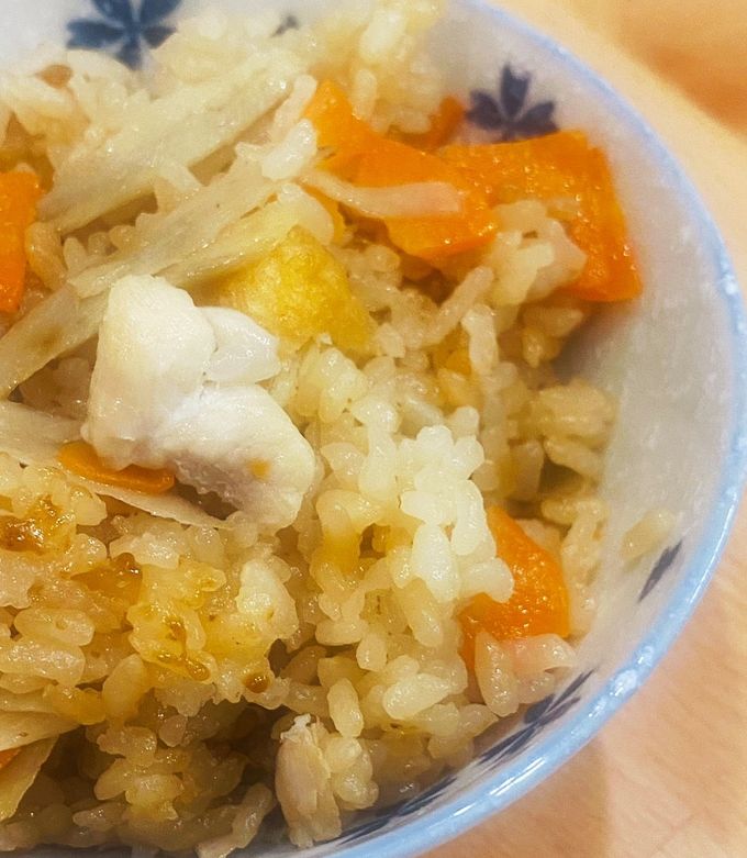 全部大さじ3!鶏ごぼうの炊き込みご飯-レシピのメイン写真