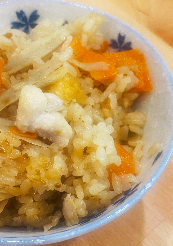 全部大さじ３！鶏ごぼうの炊き込みご飯-レシピのメイン写真