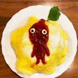 赤ピクミンのオムライス☆チーズ入り☆和食