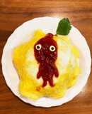 赤ピクミンのオムライス☆チーズ入り☆和食