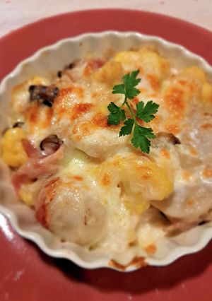 カリフラワーと里芋のグラタン-レシピのメイン写真