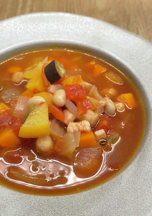 栄養満点！具沢山ミネストローネ-レシピのメイン写真