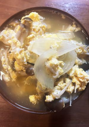 簡単!東マルのうどんスープでキノコスープ-レシピのメイン写真