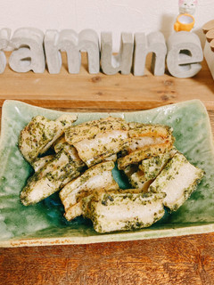 超簡単!れんこんのあおさ唐揚げ-レシピのメイン写真