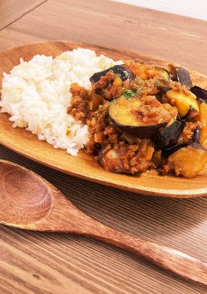 ナスがごろごろドライカレー-レシピのメイン写真