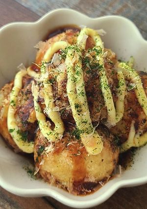 野菜モリモリ！きゃべつ入りたこ焼き！！-レシピのメイン写真