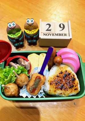 高一長女　お弁当(味噌焼きおにぎり23)-レシピのメイン写真