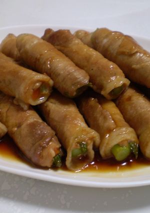 肉巻きの甘辛照り焼き風-レシピのメイン写真
