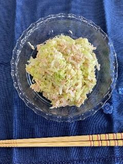 キャベツのレンジ蒸しツナサラダ-レシピのメイン写真
