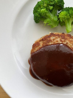 れんこん皮ごとハンバーグ-レシピのメイン写真